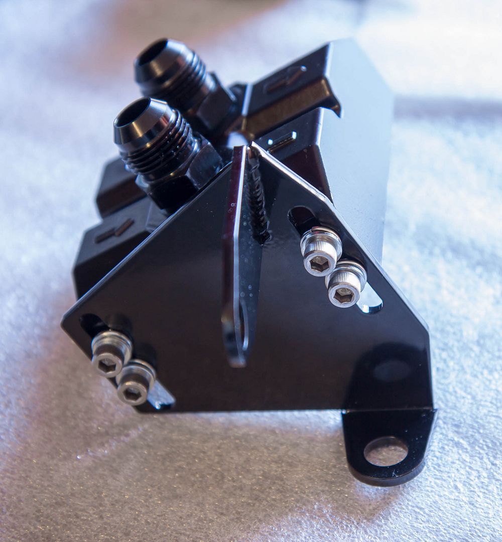 PHR Oil Filter Relocation Kit for Toyota Supra or other 2jz/1jz setups